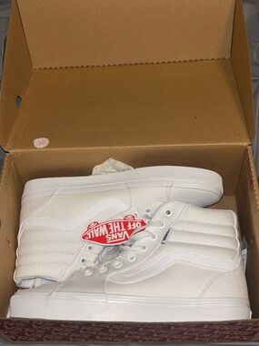 Women’s Vans Filmore Hi Canvas High-Top Sneakers in White